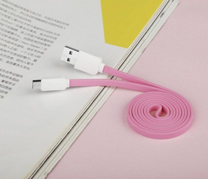Купить Micro-USB Кабель Baseus String 1м, розовый + белый по лучшей цене в Украине 🔔 ,  наш интернет - магазин гарантирует качество и быструю доставку вашего заказа 🚀