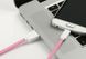 Micro-USB Кабель Baseus String 1м, рожевий + білий