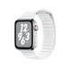 Ремешок Coteetci W7 Leather Magnet Band белый для Apple Watch 42mm/44mm