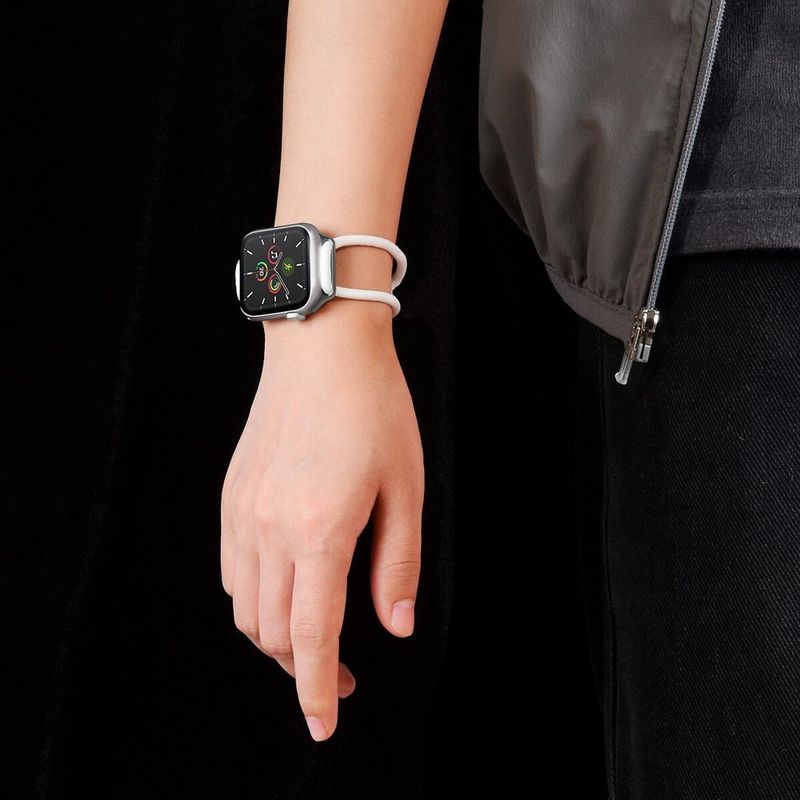 Купити Ремінець Baseus let's Go Cord Watch Strap білий + рожевий для Apple Watch Series 3/4/5 38mm/40mm за найкращою ціною в Україні 🔔, наш інтернет - магазин гарантує якість і швидку доставку вашого замовлення 🚀