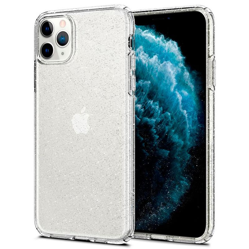 Купить Чехол Spigen Liquid Crystal Glitter Crystal Quartz для iPhone 11 Pro Max по лучшей цене в Украине 🔔 ,  наш интернет - магазин гарантирует качество и быструю доставку вашего заказа 🚀