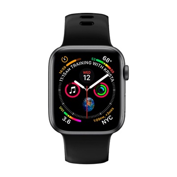 Купить Силиконовый ремешок Spigen Air Fit Black для Apple Watch 40mm SE | 6 | 5 | 4 по лучшей цене в Украине 🔔 ,  наш интернет - магазин гарантирует качество и быструю доставку вашего заказа 🚀