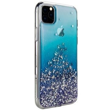 Купить Чехол с блестками SwitchEasy Starfield Crystal синий для iPhone 11 Pro Max по лучшей цене в Украине 🔔 ,  наш интернет - магазин гарантирует качество и быструю доставку вашего заказа 🚀