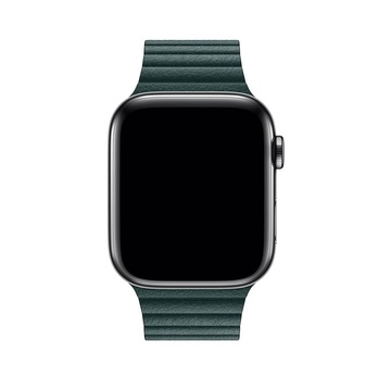 Купити Ремінець oneLounge Leather Loop Forest Green Apple Watch 44mm | 42mm SE| 6 | 5 | 4 | 3 | 2 | 1 OEM за найкращою ціною в Україні 🔔, наш інтернет - магазин гарантує якість і швидку доставку вашого замовлення 🚀