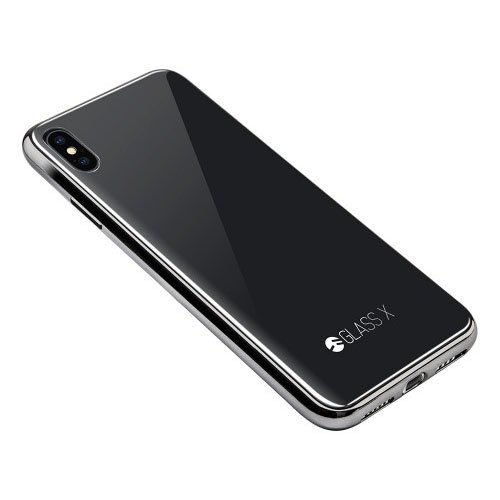 Купить Стеклянный чехол Switcheasy Glass X чёрный для iPhone XS Max по лучшей цене в Украине 🔔 ,  наш интернет - магазин гарантирует качество и быструю доставку вашего заказа 🚀