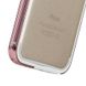 Металлический бампер Coteetci розовый для iPhone 7/8/SE