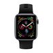 Силиконовый ремешок Spigen Air Fit Black для Apple Watch 40mm SE | 6 | 5 | 4