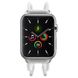 Ремешок Baseus Let's Go Cord Watch Strap белый + розовый для Apple Watch Series 3/4/5/6/SE 42mm/44mm