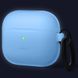 Светящийся силиконовый чехол с карабином elago Silicone Hang Case Nightglow Blue для AirPods 3