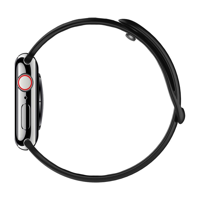 Купить Силиконовый ремешок Spigen Air Fit Black для Apple Watch 40mm SE | 6 | 5 | 4 по лучшей цене в Украине 🔔 ,  наш интернет - магазин гарантирует качество и быструю доставку вашего заказа 🚀