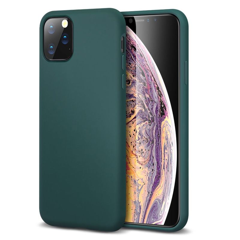 Купити Зелений силіконовий чохол ESR Yippee Color Pine Green для iPhone 11 Pro Max за найкращою ціною в Україні 🔔, наш інтернет - магазин гарантує якість і швидку доставку вашого замовлення 🚀