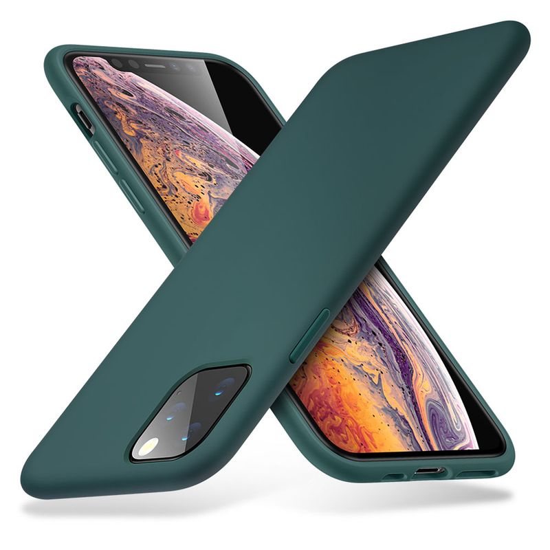 Купити Зелений силіконовий чохол ESR Yippee Color Pine Green для iPhone 11 Pro Max за найкращою ціною в Україні 🔔, наш інтернет - магазин гарантує якість і швидку доставку вашого замовлення 🚀