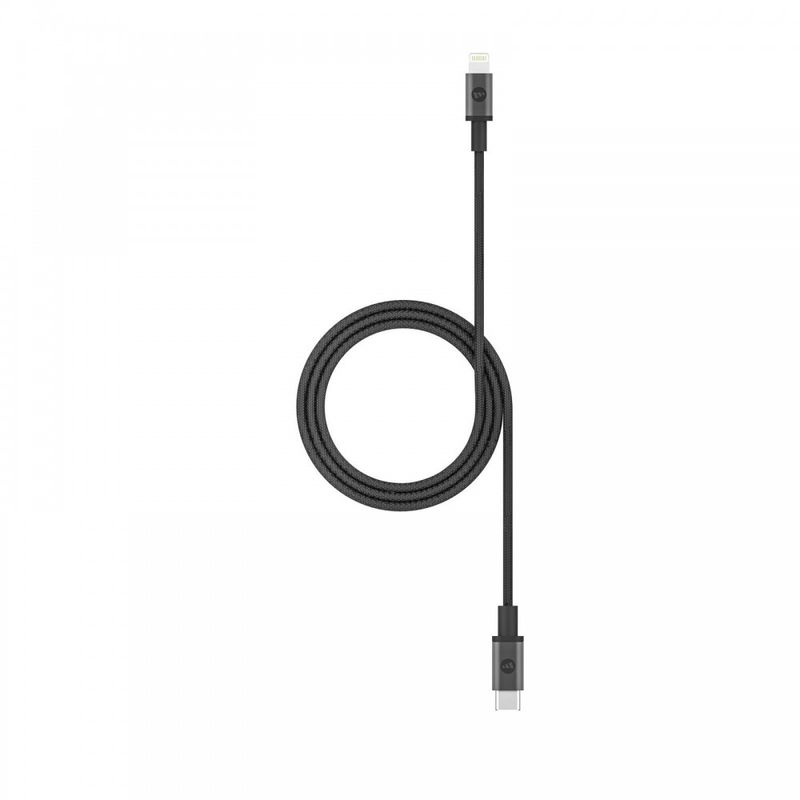 Купить Кабель Mophie Cable USB-C to Lightning Black 1m по лучшей цене в Украине 🔔 ,  наш интернет - магазин гарантирует качество и быструю доставку вашего заказа 🚀