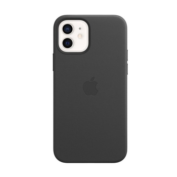 Купить Черный кожаный чехол Apple Leather Case with MagSafe Black (MHKA3) для iPhone 12 mini по лучшей цене в Украине 🔔 ,  наш интернет - магазин гарантирует качество и быструю доставку вашего заказа 🚀