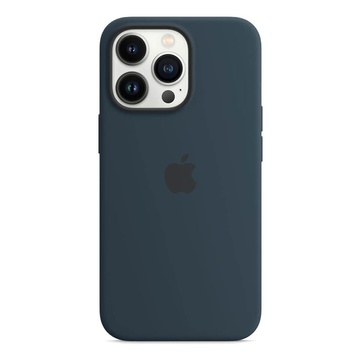 Силиконовый чехол iLoungeMax Silicone Case MagSafe Abyss Blue для iPhone 13 Pro Max (с поддержкой анимации) OEM