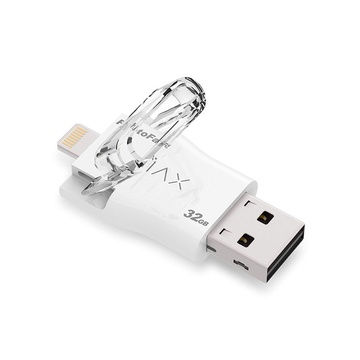 Купить USB флешка PhotoFast i-FlashDrive MAX U3 32GB White для iPhone | iPad по лучшей цене в Украине 🔔 ,  наш интернет - магазин гарантирует качество и быструю доставку вашего заказа 🚀