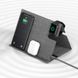 Док-станція ROCK 3 в 1 Wireless Charger Dark Green для iPhone | Apple Watch | AirPods
