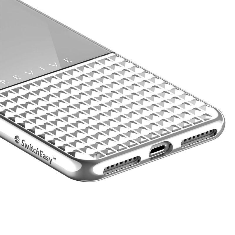 Купити 3D чохол SwitchEasy Revive сріблястий для iPhone 8 Plus/7 Plus за найкращою ціною в Україні 🔔, наш інтернет - магазин гарантує якість і швидку доставку вашого замовлення 🚀