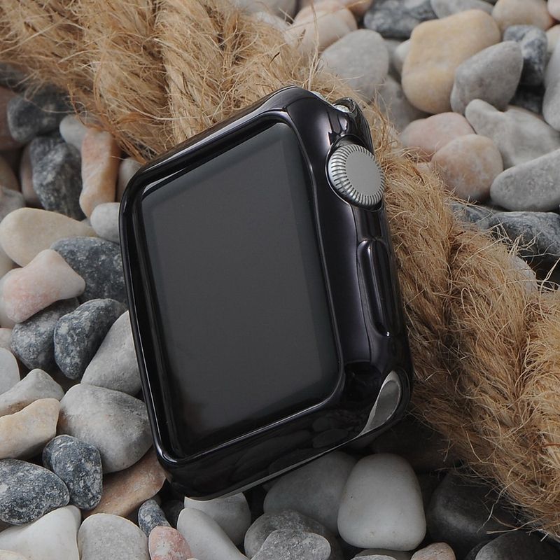 Купить Силиконовый чехол Coteetci чёрный для Apple Watch 3/2 42мм по лучшей цене в Украине 🔔 ,  наш интернет - магазин гарантирует качество и быструю доставку вашего заказа 🚀