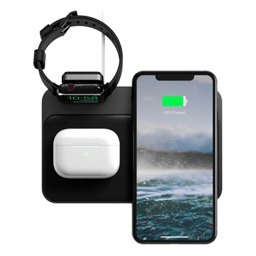 Купить Беспроводная зарядка Nomad Base Station Apple Watch Mount Edition 5-в-1 для iPhone + EU адаптер по лучшей цене в Украине 🔔 ,  наш интернет - магазин гарантирует качество и быструю доставку вашего заказа 🚀