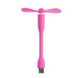 Купить Портативный гибкий USB вентилятор UTM Розовый по лучшей цене в Украине 🔔 ,  наш интернет - магазин гарантирует качество и быструю доставку вашего заказа 🚀