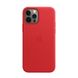 Шкіряний чохол Apple Leather Case with MagSafe (PRODUCT)RED (MHKJ3) для iPhone 12 Pro Max
