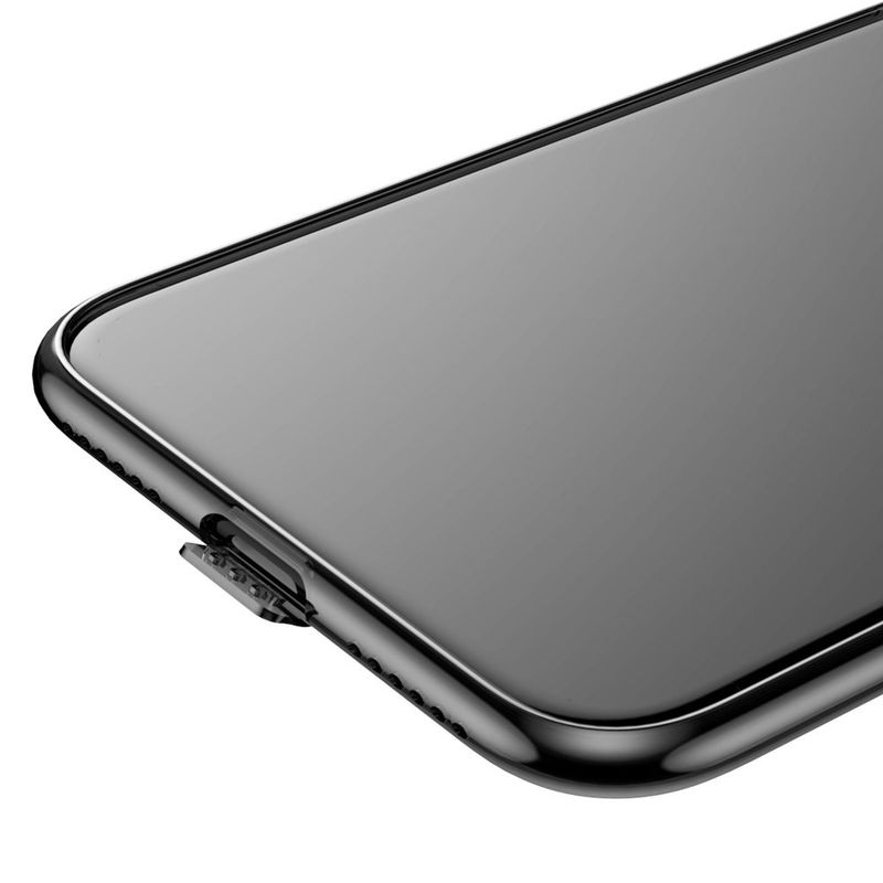 Купить Силиконовый чехол с заглушкой Baseus Simple черный для iPhone X/XS по лучшей цене в Украине 🔔 ,  наш интернет - магазин гарантирует качество и быструю доставку вашего заказа 🚀