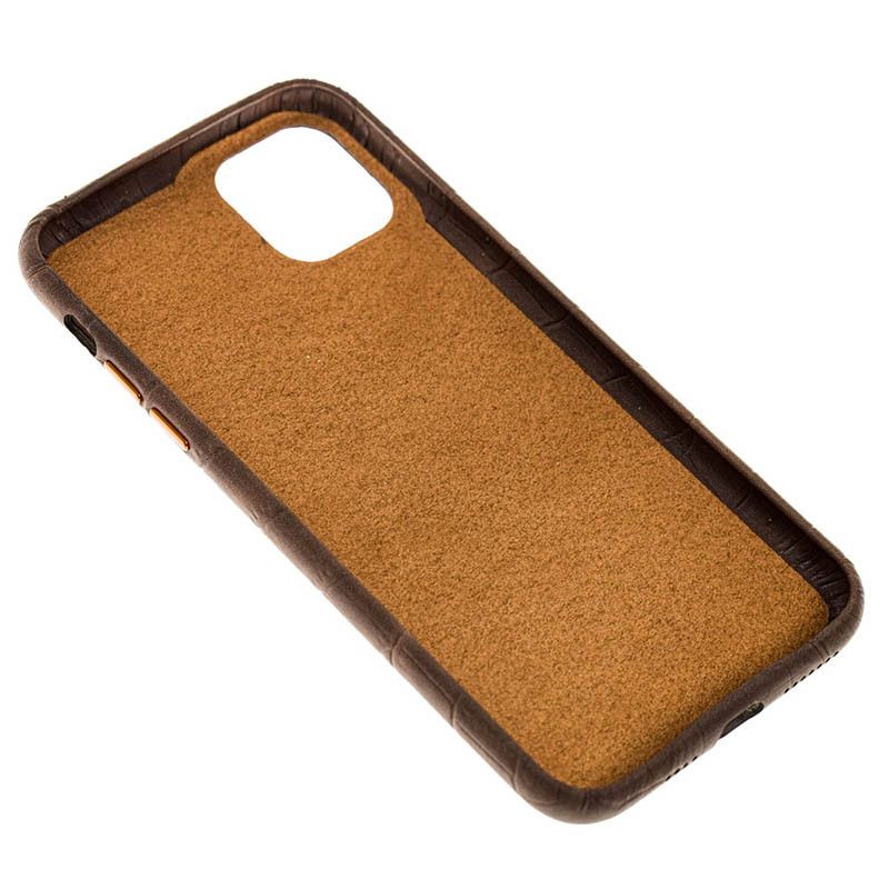 Купить Кожаный чехол Croco Leather для Apple iPhone 11 Pro Max (6.5") по лучшей цене в Украине 🔔 ,  наш интернет - магазин гарантирует качество и быструю доставку вашего заказа 🚀