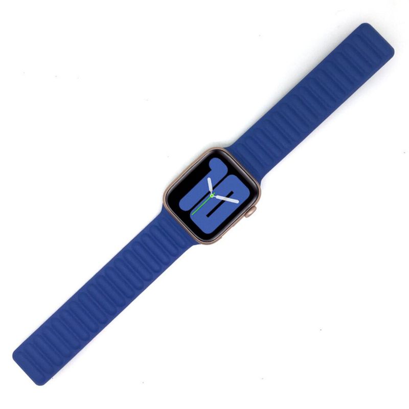 Купить Ремешок oneLounge Leather Link Magnetic Baltic Blue для Apple Watch 38mm | 40mm (S | M) OEM по лучшей цене в Украине 🔔 ,  наш интернет - магазин гарантирует качество и быструю доставку вашего заказа 🚀