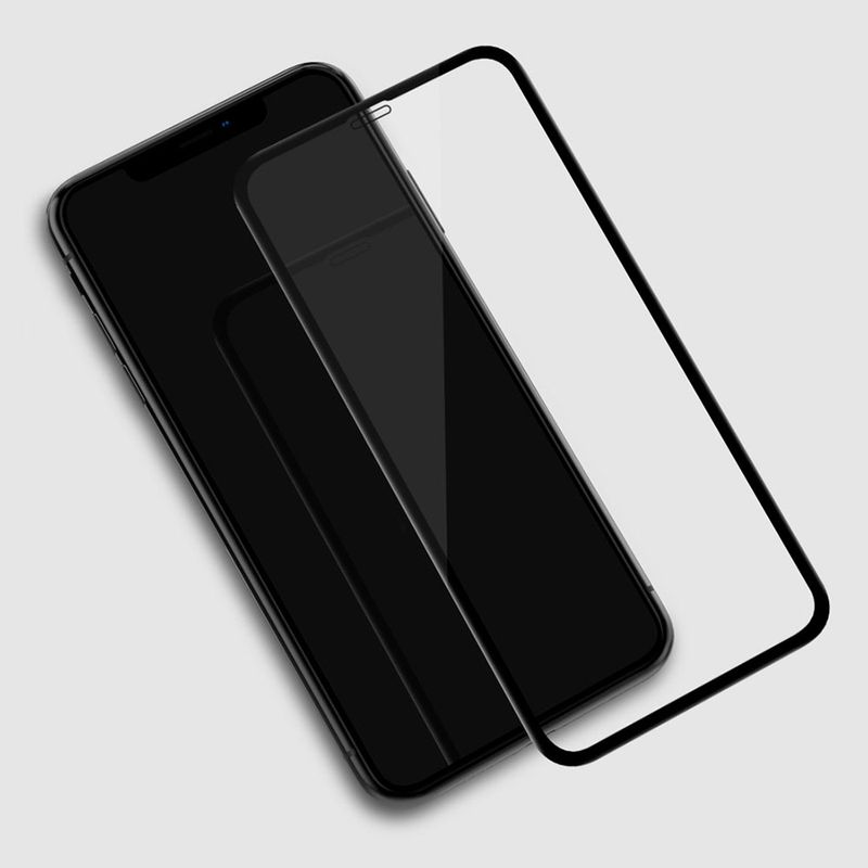 Купить Защитное 3D стекло с рамкой для поклейки oneLounge SilicolEdge для iPhone 11 Pro | X | XS по лучшей цене в Украине 🔔 ,  наш интернет - магазин гарантирует качество и быструю доставку вашего заказа 🚀