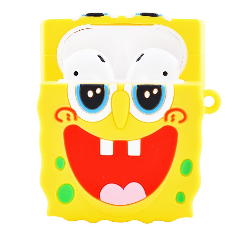 Купить Силиконовый футляр SpongeBob series для наушников AirPods + кольцо по лучшей цене в Украине 🔔 ,  наш интернет - магазин гарантирует качество и быструю доставку вашего заказа 🚀