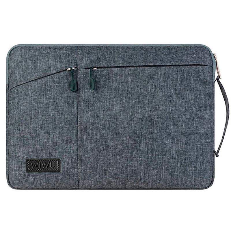 Купить Чехол-сумка WIWU GearMax Traveler Sleeve Grey для MacBook 12" | Air 11" по лучшей цене в Украине 🔔 ,  наш интернет - магазин гарантирует качество и быструю доставку вашего заказа 🚀