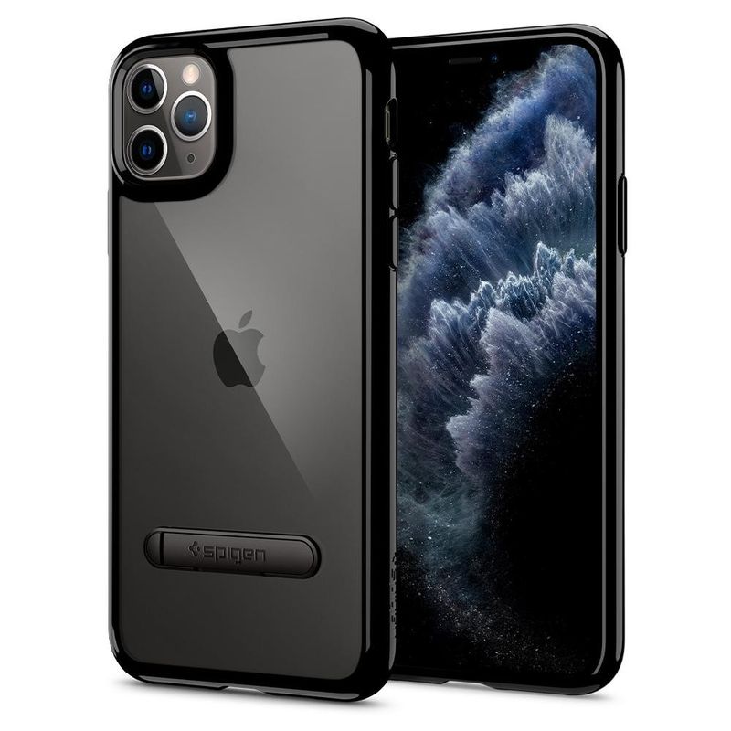 Купити Чехол Spigen Ultra Hybrid S Jet Black для iPhone 11 Pro за найкращою ціною в Україні 🔔, наш інтернет - магазин гарантує якість і швидку доставку вашого замовлення 🚀