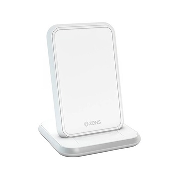 Купить Беспроводная зарядка для iPhone | Samsung Zens Stand Aluminium Wireless Charger 10W White по лучшей цене в Украине 🔔 ,  наш интернет - магазин гарантирует качество и быструю доставку вашего заказа 🚀