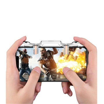 Купить Игровой триггер для телефона | PUBG Rock Shooting Game Controller Transparent по лучшей цене в Украине 🔔 ,  наш интернет - магазин гарантирует качество и быструю доставку вашего заказа 🚀