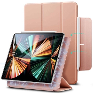 Магнитный чехол–книжка ESR Rebound Magnetic Rose Gold для iPad Pro 12.9" M1 (2021 | 2020)
