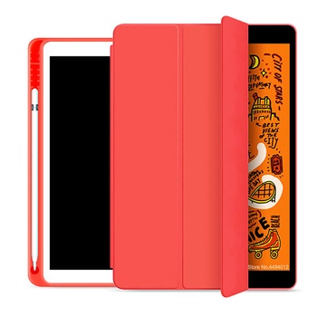 Купить Чехол с держателем для стилуса для iPad 8 | 7 10.2" (2020 | 2019) oneLounge Protective Smart Cover Red по лучшей цене в Украине 🔔 ,  наш интернет - магазин гарантирует качество и быструю доставку вашего заказа 🚀
