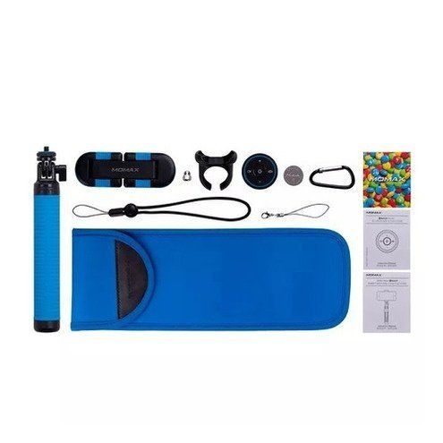 Купити Селфі-монопод Momax Selfie Hero Bluetooth Selfie Pod 70 см Blue/Black (KMS6D) за найкращою ціною в Україні 🔔, наш інтернет - магазин гарантує якість і швидку доставку вашого замовлення 🚀