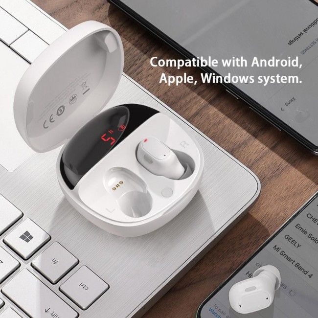 Купить Беспроводные Bluetooth наушники Baseus Encok True Wireless Earphones WM01 Plus White по лучшей цене в Украине 🔔 ,  наш интернет - магазин гарантирует качество и быструю доставку вашего заказа 🚀