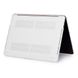 Мармуровий чохол oneLounge Marble White | Gray для MacBook Pro 16" (2019)