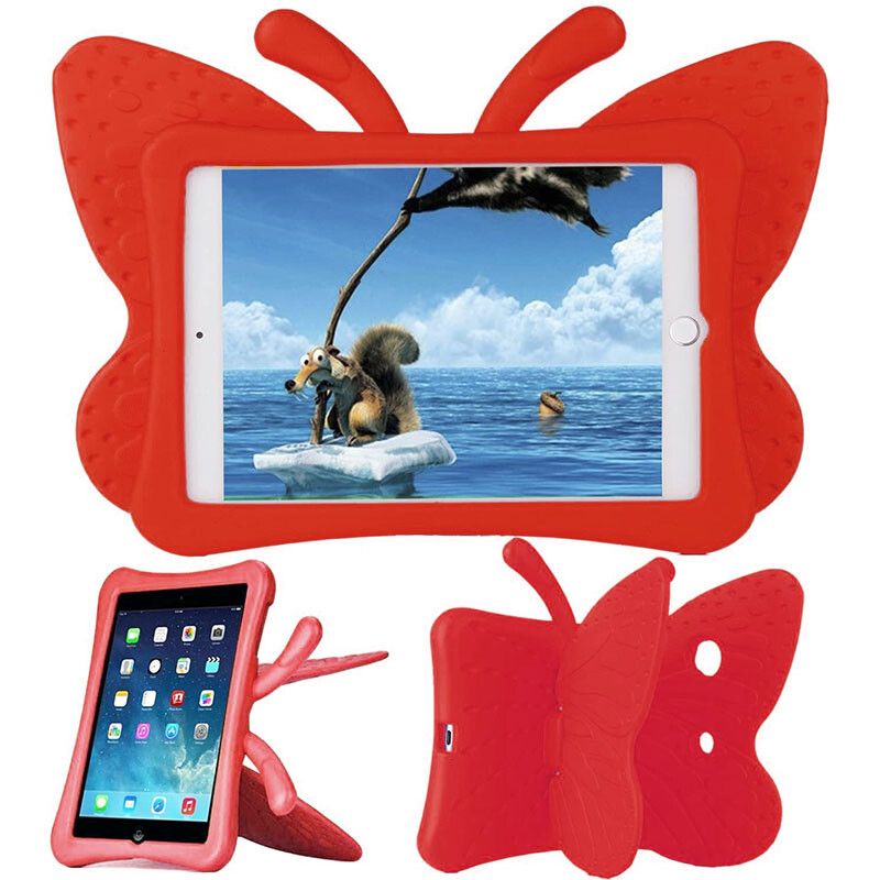 Купить Детский противоударный чехол oneLounge Cartoon Butterfly Red для iPad mini 1 | 2 | 3 | 4 | 5 по лучшей цене в Украине 🔔 ,  наш интернет - магазин гарантирует качество и быструю доставку вашего заказа 🚀