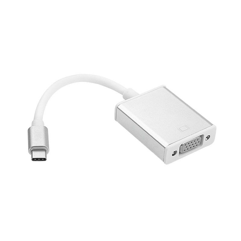 Купити Адаптер (перехідник) oneLounge USB Type-C to VGA Adapter Silver для MacBook за найкращою ціною в Україні 🔔, наш інтернет - магазин гарантує якість і швидку доставку вашого замовлення 🚀
