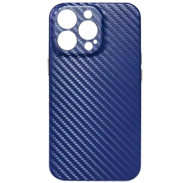 Кожаный чехол Leather Case Carbon series для Apple iPhone 13 Pro Max (6.7")