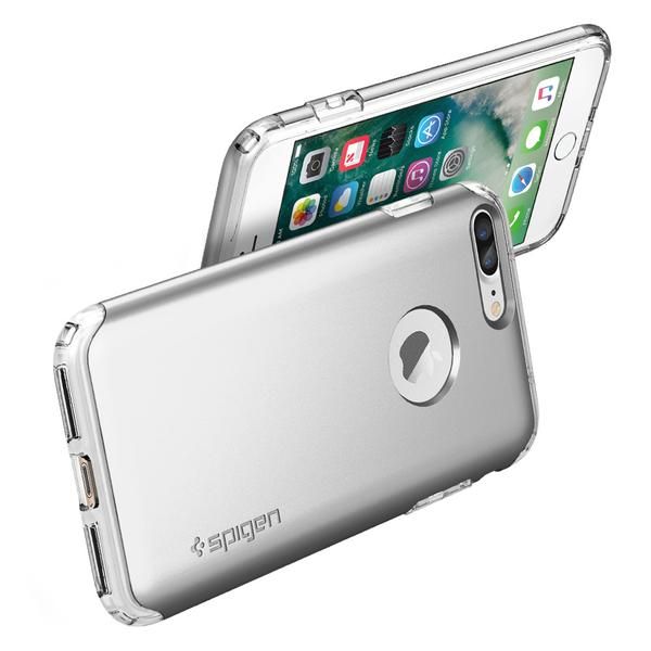 Купити Чохол Spigen Hybrid Armor Silver Satin для iPhone 7 Plus | 8 Plus за найкращою ціною в Україні 🔔, наш інтернет - магазин гарантує якість і швидку доставку вашого замовлення 🚀