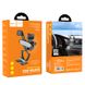 Автодержатель в дефлектор Hoco CA51A Tour gravity linkage car holder Black-Gray