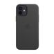 Чорний шкіряний чохол Apple Leather Case with MagSafe Black (MHKG3) для iPhone 12 | 12 Pro