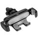 Автотримач в дефлектор Hoco CA51A Tour gravity linkage car holder Black-Gray