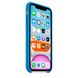 Силиконовый чехол iLoungeMax Silicone Case Surf Blue для iPhone 11 OEM (MXYY2)