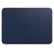 Шкіряний чохол Apple Leather Sleeve Midnight Blue (MQG02) для MacBook 12 "