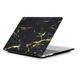 Мармуровий чохол oneLounge Marble Black | Yellow для MacBook Pro 16" (2019)